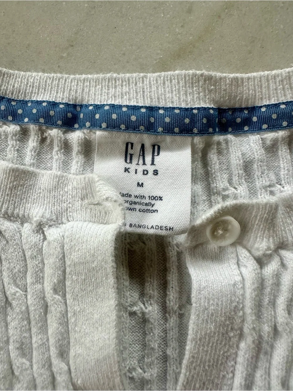 GAP kids White Cable-Knit Button Cardigan Sweater | Gap white cardigan